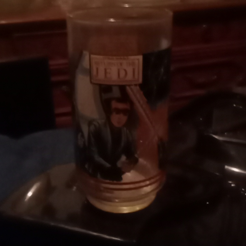 Star wars return of the jedi glass